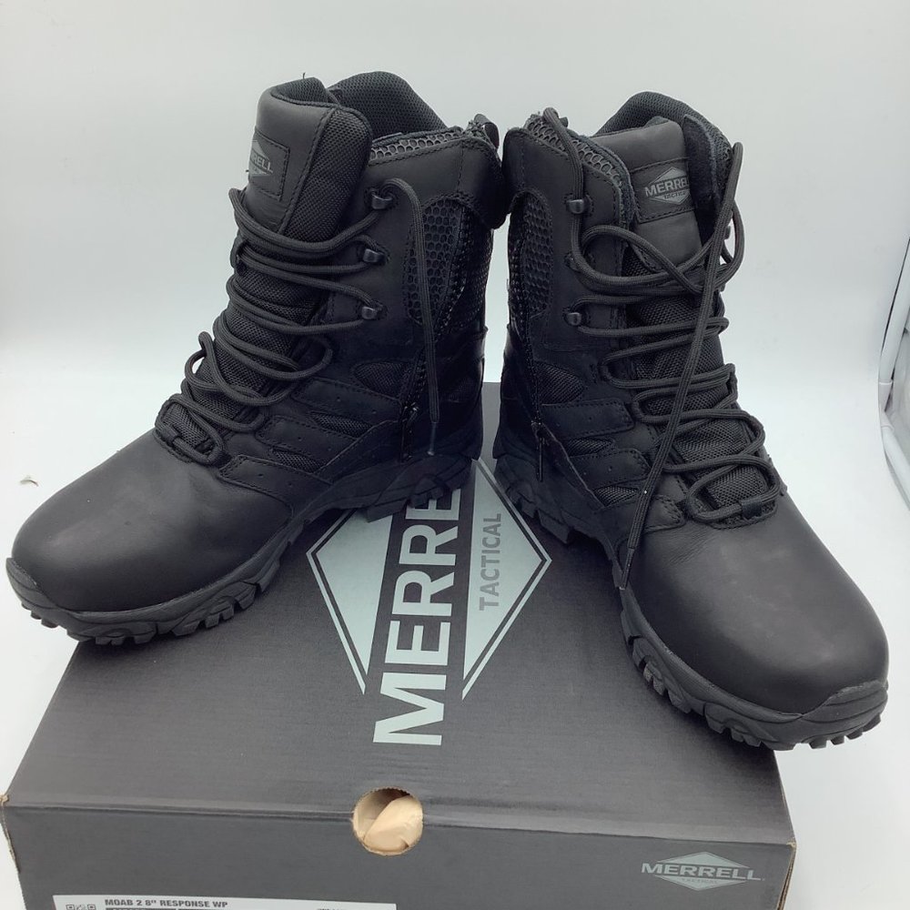 Merrell Men's Hiking Boots Moab 2 8" Response Wp-Tactical Black